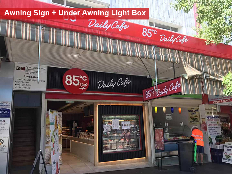Shop-front Sign - 85 degree